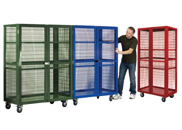 Maximum flexibility with mobile security storage cages | Warehouse ...