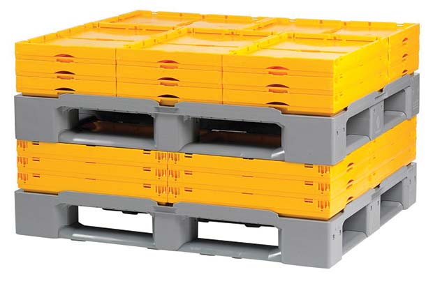 The-new-GoBox-1210-Pallet-&-Lid-System-is-compatible-with-Euro,-Folding-and-RL-KLT-containers.