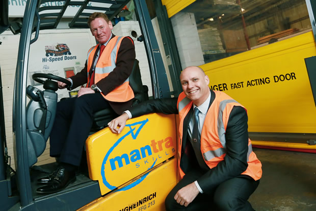 Mark Currie, CEO of Mantra Learning and Alan Hirst, Sales Director at Union Industries