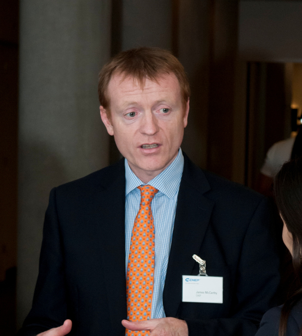 CHEP President for European Pallets operations, James McCarthy