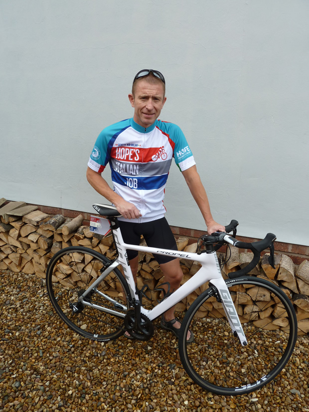 David Newcombe cycling