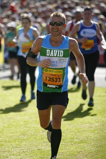 David Newcombe running