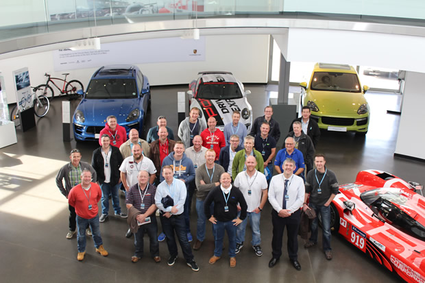 Hörmann's dealers at the Porsche Driving Experience Centre at Silverstone