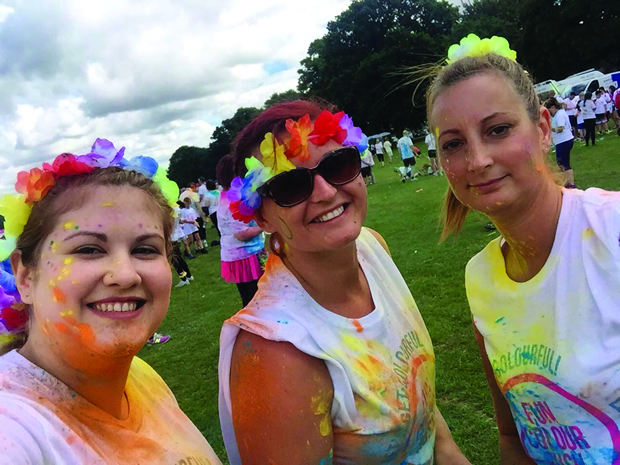 5K Colour Rush final