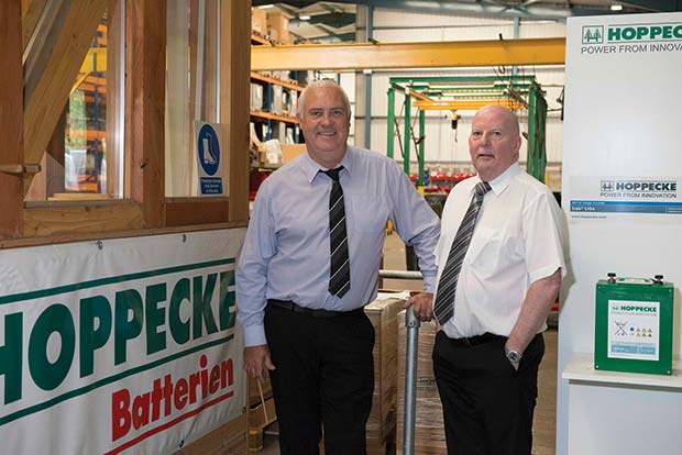 Tony Robinshaw - Hoppecke's new Regional Service Manager for the South, and Keith McNeil - new Regional Service Manager for the North.